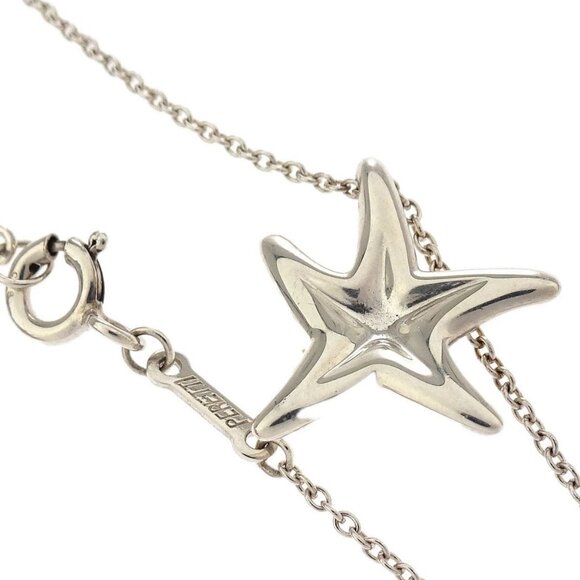 Tiffany & Co. Starfish Pendant Necklace 925 Silver 176580 - Picture 4 of 10